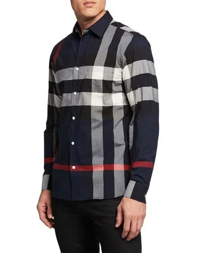 Áo Sơ Mi Burberry London England Long Sleeve Check Cotton Shirt - Thời trang - Vua Hàng Hiệu