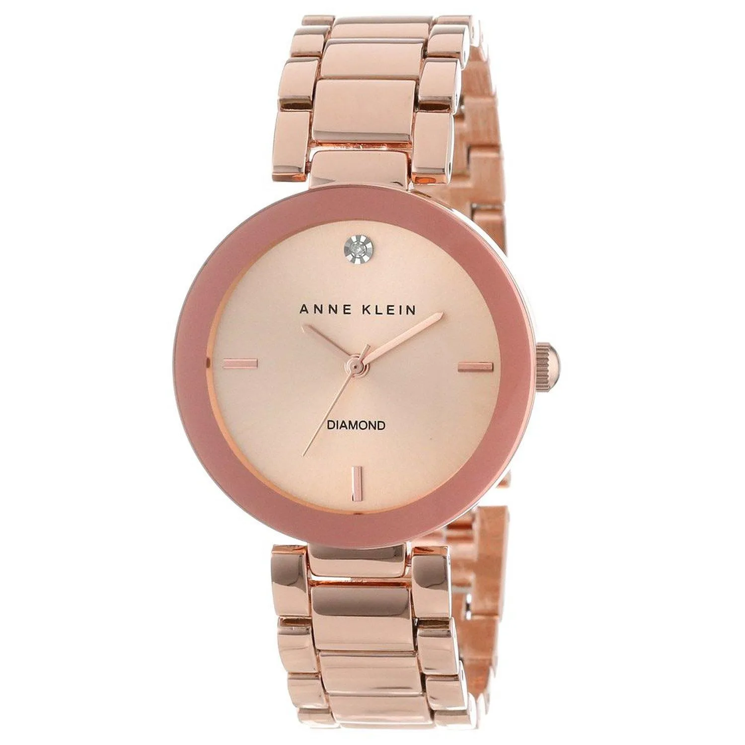 Đồng Hồ Anne Klein Diamond AK/1362RGRG Cho Nữ Vàng Hồng