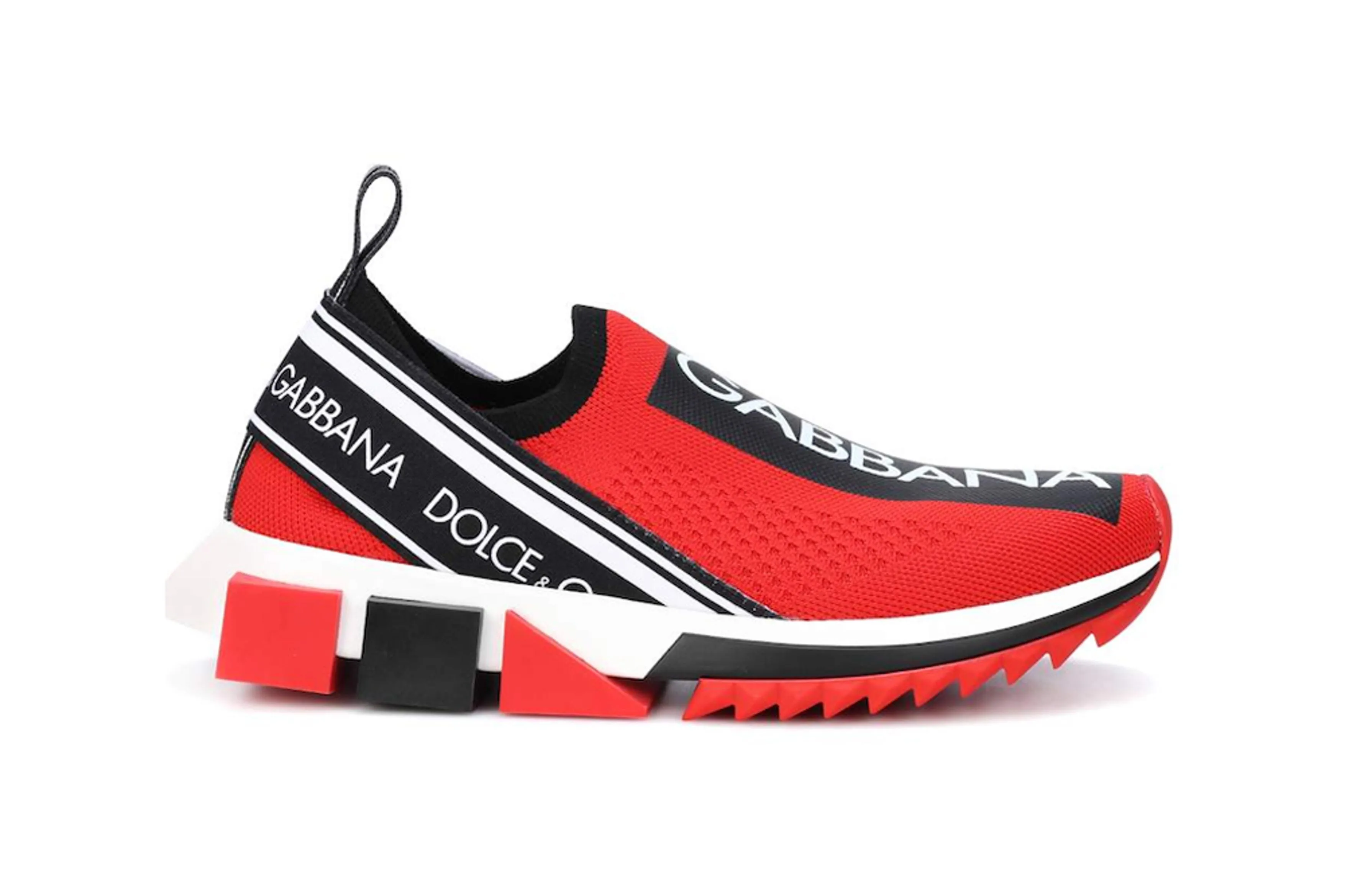 Giày Sneakers Dolce & Gabbana D&G Red Branded Sorrento Màu Đỏ - Giày - Vua Hàng Hiệu
