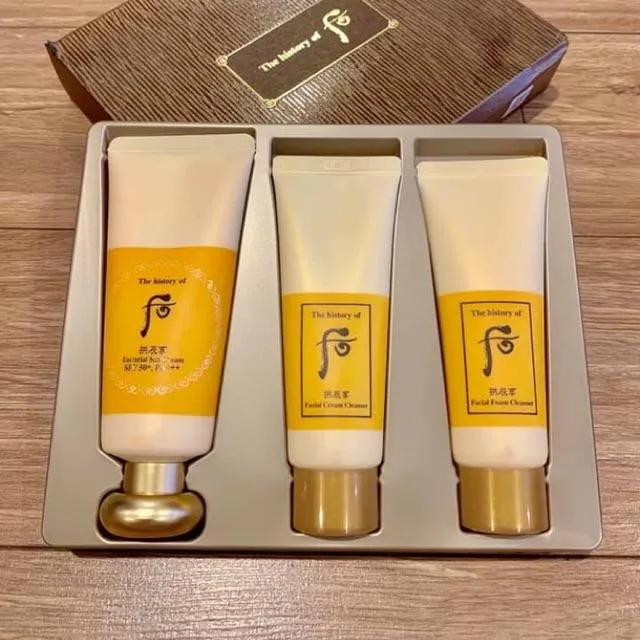 Kem Bảo Vệ Da & Hỗ Trợ Giảm Nhăn Da Whoo Essential Sun Cream SPF50+/PA+++