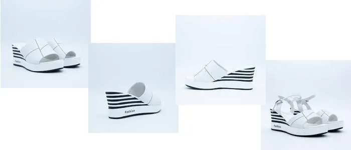 Sandal Da Nữ Aokang 19283112334 Size 34 màu trắng chính hãng