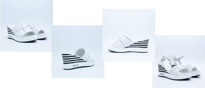 Sandal Da Nữ Aokang 19283112335 Size 35 màu trắng chính hãng