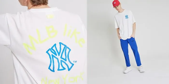 Áo Phông New York Yankees MLB Like Short Sleeve T - Shirt Trắng Size 85
