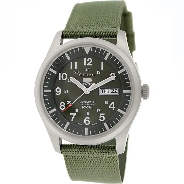 Mua đồng Hồ Seiko 5 Quan đội Mau Xanh Quan đội 42mm Bền đẹp Gia Tốt