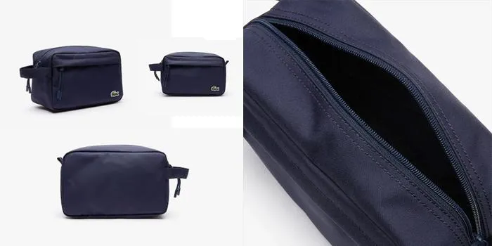Túi Lacoste Men's Néocroc Canvas Toilet Kit Navy