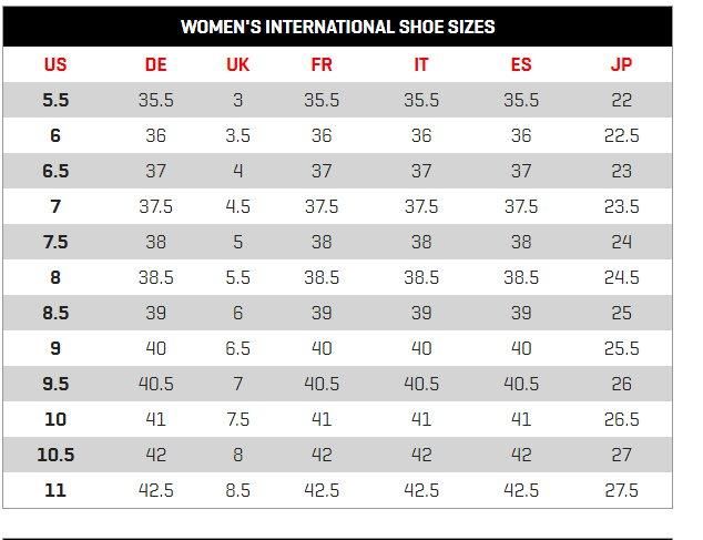 Bảng quy đổi size giày chuẩn nhất và cách đo cỡ chân đơn giản chính xác
