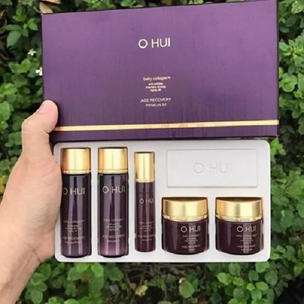 Bộ Dưỡng Da Hỗ Trợ Trẻ Hóa Ohui Age Recovery Miniature Kit 5pcs - Mỹ phẩm - Vua Hàng Hiệu