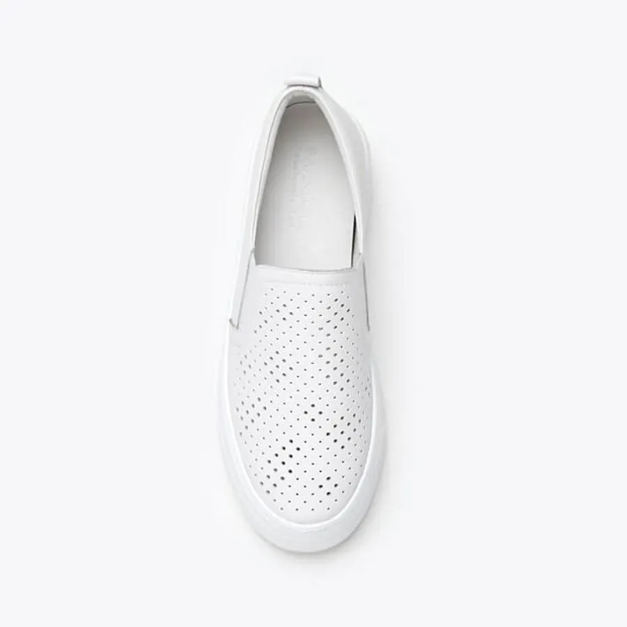 Giày Slip On Nữ Pazzion 155-26 - WHITE - 39 Màu Trắng - Giày - Vua Hàng Hiệu