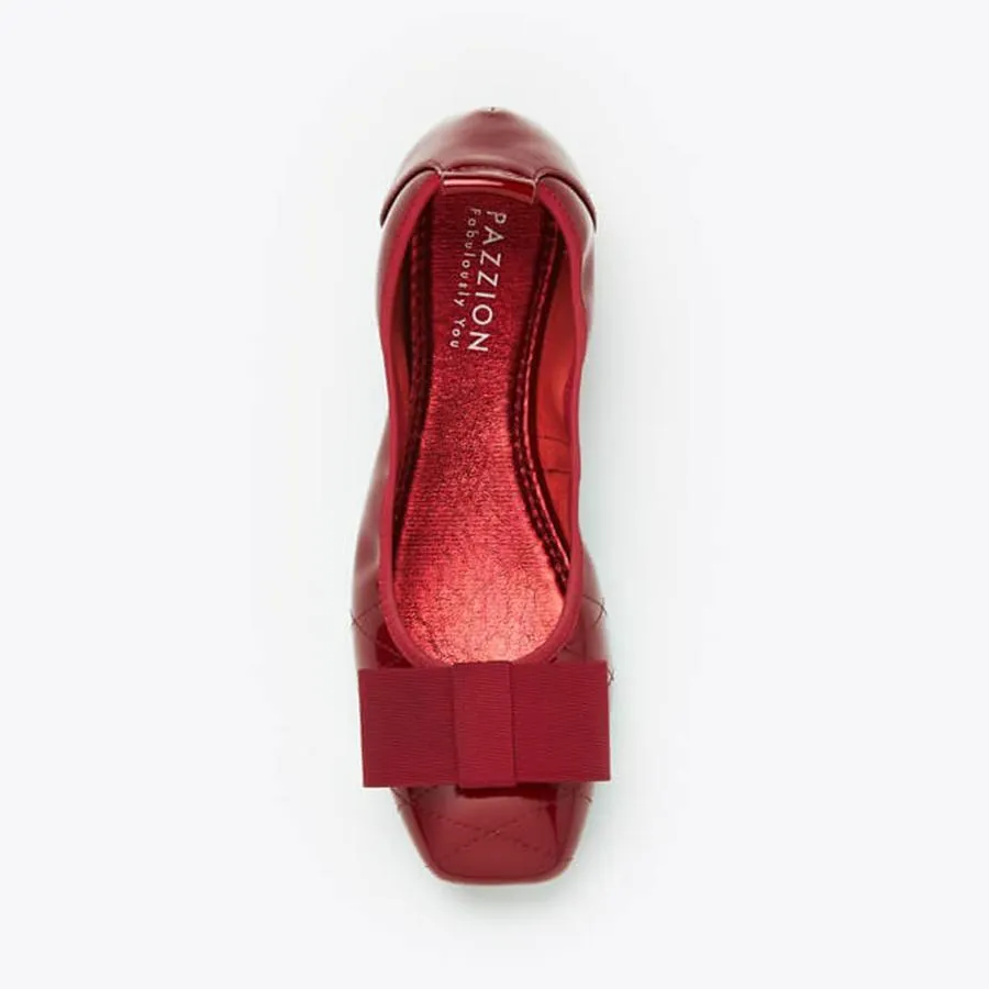 Giày Bệt Nữ Pazzion 1737-3 - MAROON - 34 Màu Đỏ
