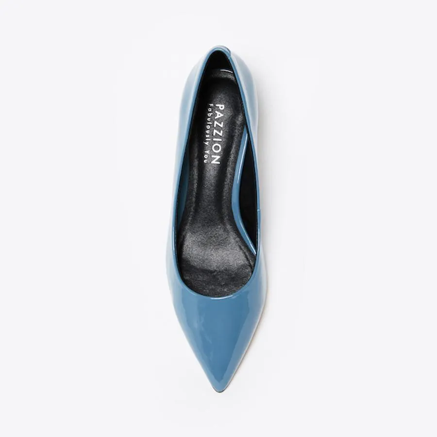 Giày Gót Thấp Nữ Pazzion 1809-1 - BLUE - 36 Màu Xanh Blue