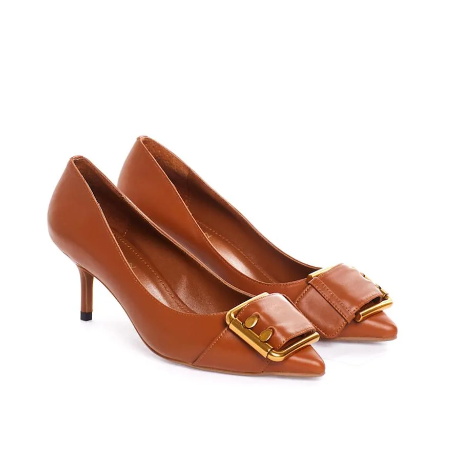 Giày Cao Gót Nữ Pazzion 2328-11 - BROWN - Màu Nâu Size 34 - Giày - Vua Hàng Hiệu