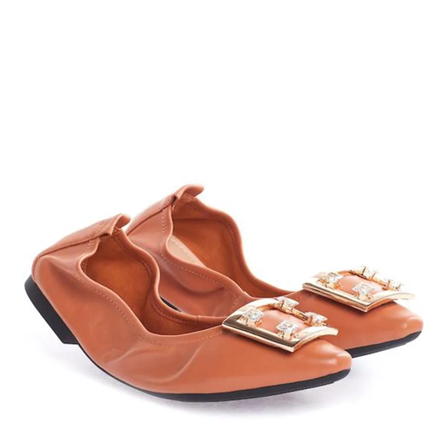 Giày Bệt Nữ Pazzion 3230-8 Màu Nâu Size 34