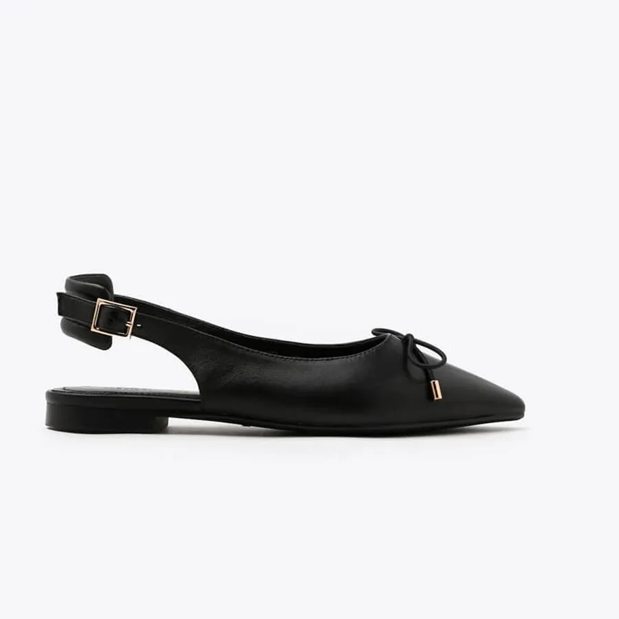 Giày Bệt Nữ Pazzion 533-1 - BLACK - 34 Màu Đen