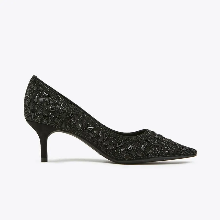 Giày Cao Gót Pazzion 5619-12 - BLACK - 37 Màu Đen