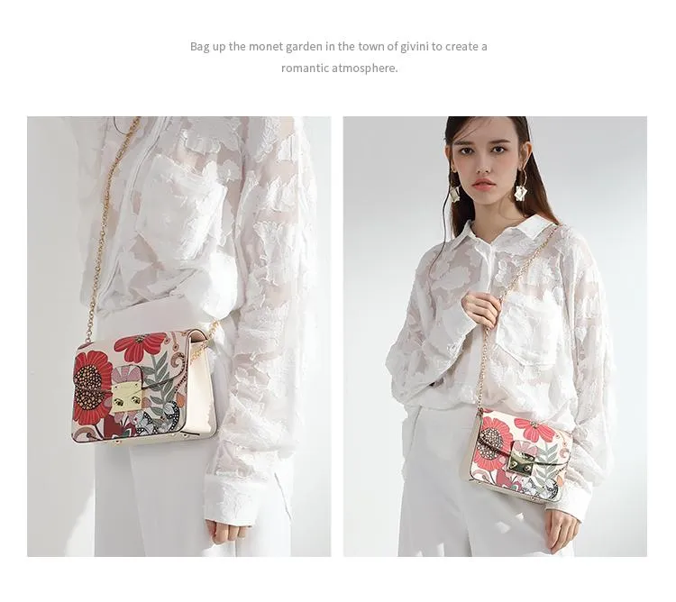 Túi Hộp Venuco Flora - Hoa Đỏ - R12S402 - Túi xách - Vua Hàng Hiệu