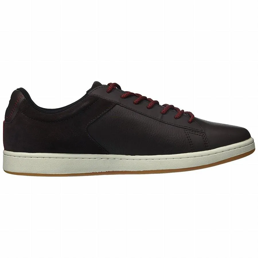 Giày Thể Thao Lacoste Carnaby Evo 417 Chính Hãng (Nâu)