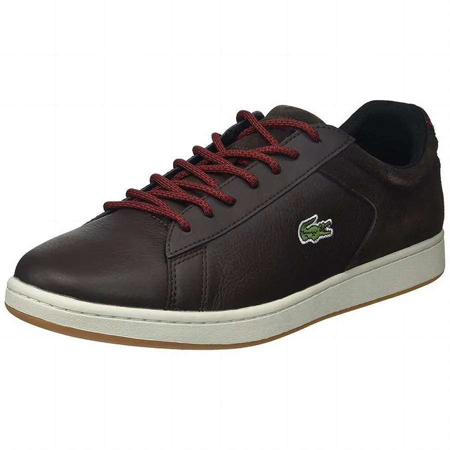 Giày Thể Thao Lacoste Carnaby Evo 417 Chính Hãng (Nâu)