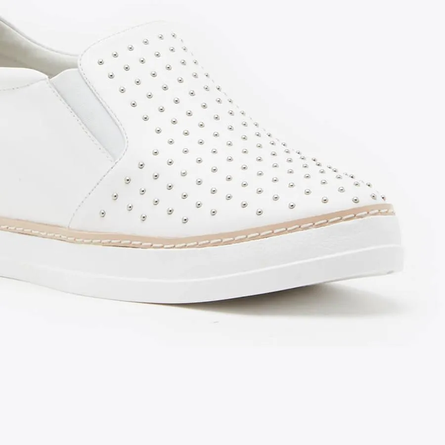 Giày Slip On Nữ Pazzion 8068-3 - WHITE - 35 Màu Trắng - Giày - Vua Hàng Hiệu