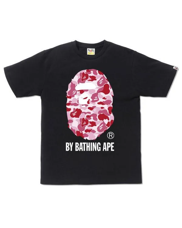 Áo Phông Bape ABC BY Bathing Ape Tee Màu Đen Họa Tiết Hồng - Thời trang - Vua Hàng Hiệu
