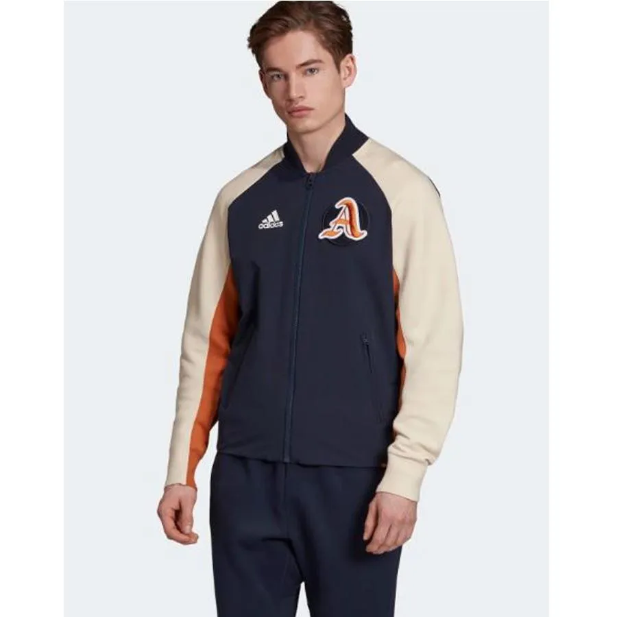 Áo Khoác Adidas Men's Athletics Vrct Jacket Xanh Navy Size L
