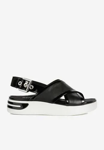 Sandals Đế Xuồng Geox Ottaya Sand A D92CMA Màu Đen Size 35