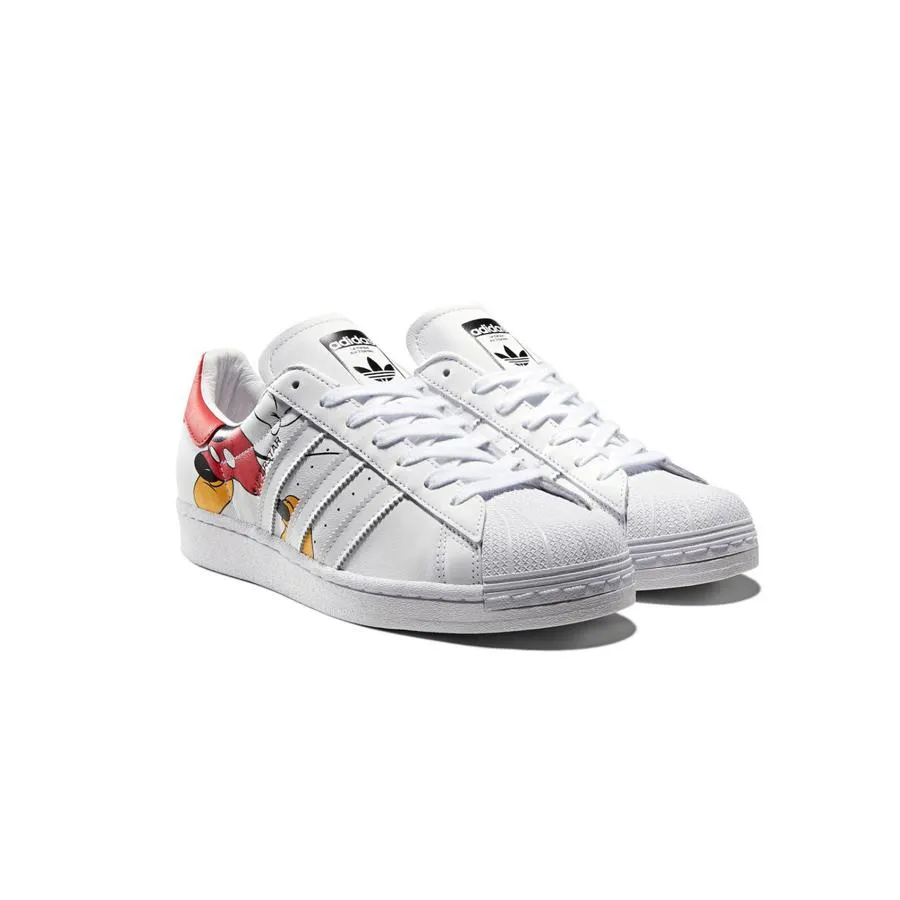 Giày Sneaker Adidas Superstar Mickey Mouse Shoes Màu Trắng - 1