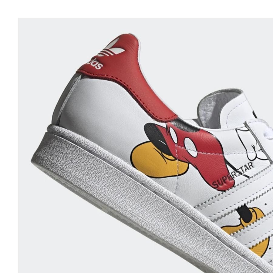 Giày Sneaker Adidas Superstar Mickey Mouse Shoes Màu Trắng - 2