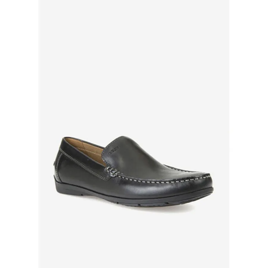 Giày Lười Nam Geox U SIRON A SMOOTH LEATHER Màu Đen Size 44 - Giày - Vua Hàng Hiệu
