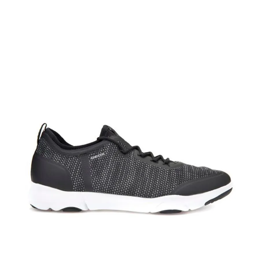 Giày Nam Geox U NEBULA X A KNITTED TEXT. Màu Đen Size 41