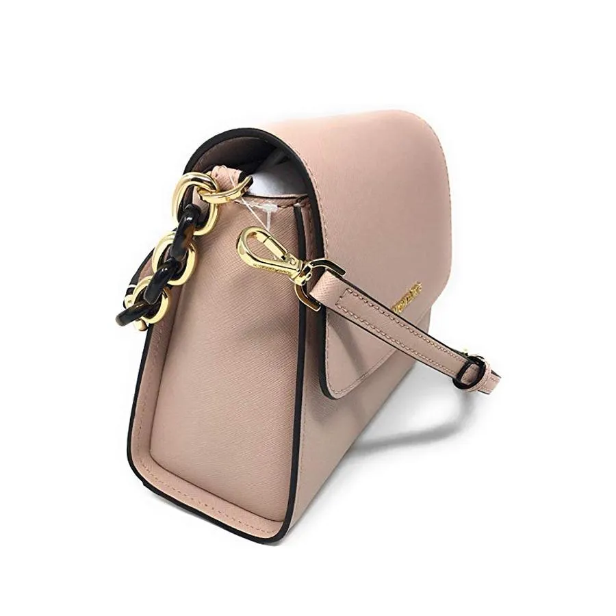 Túi Xách Michael Kors MK Sofia Small East West Saffiano Leather Satchel Crossbody Màu Be