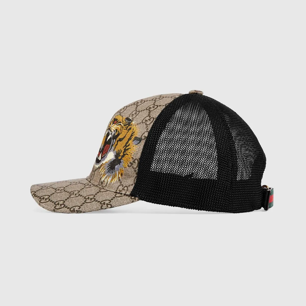 Mũ Gucci Tigers Print GG Supreme Baseball Beige Size XL (Song Hổ) - Mũ nón - Vua Hàng Hiệu