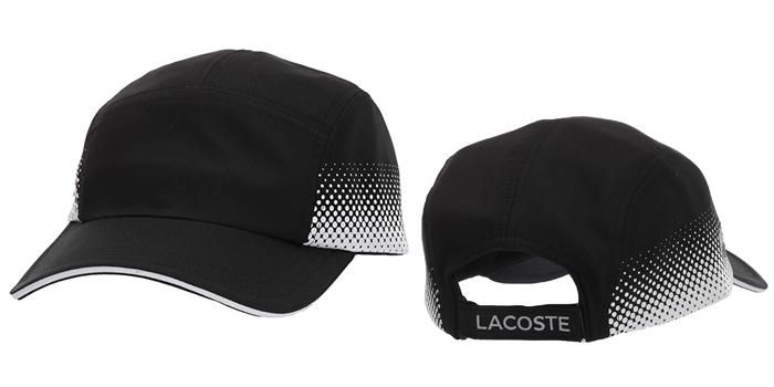 Mua Mũ Lacoste Mens Sport Taffeta Casquette Radient Print Hat, màu đen