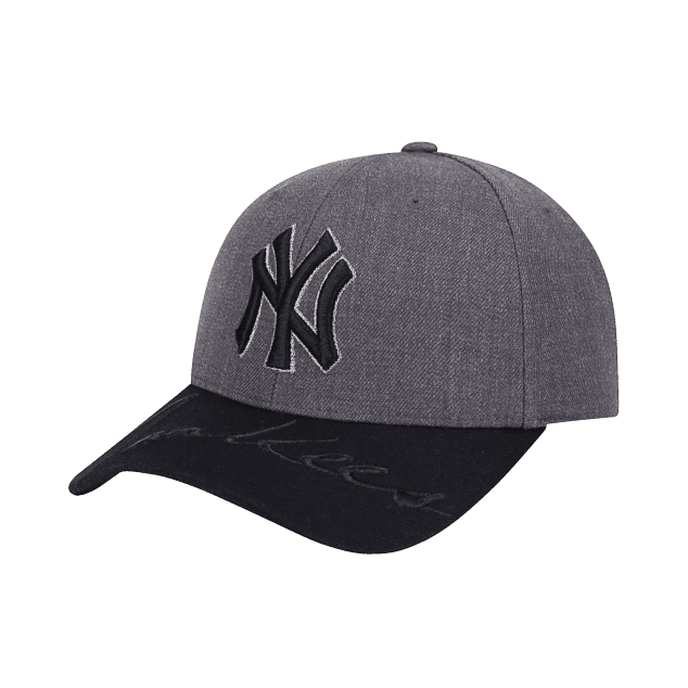 Mũ MLB Calligraphy Adjustable Cap New York Yankees Màu Xám - 2