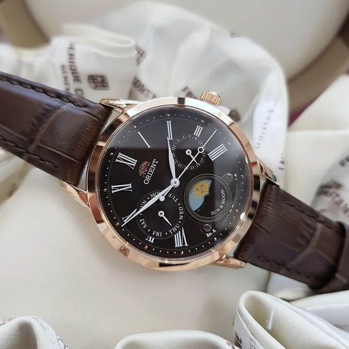 Đồng Hồ Orient Nữ Sun And Moon RA-KA0002Y00C Dây Da