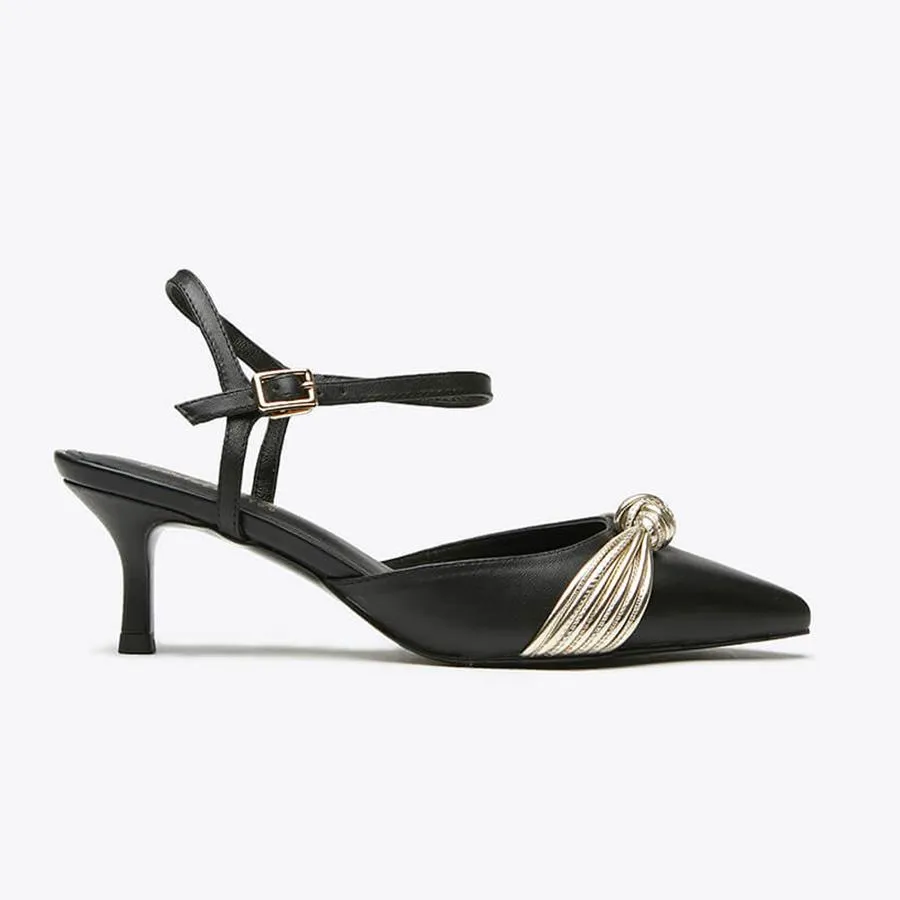Giày Gót Thấp Pazzion LT826-69 - BLACK - 35 Màu Đen
