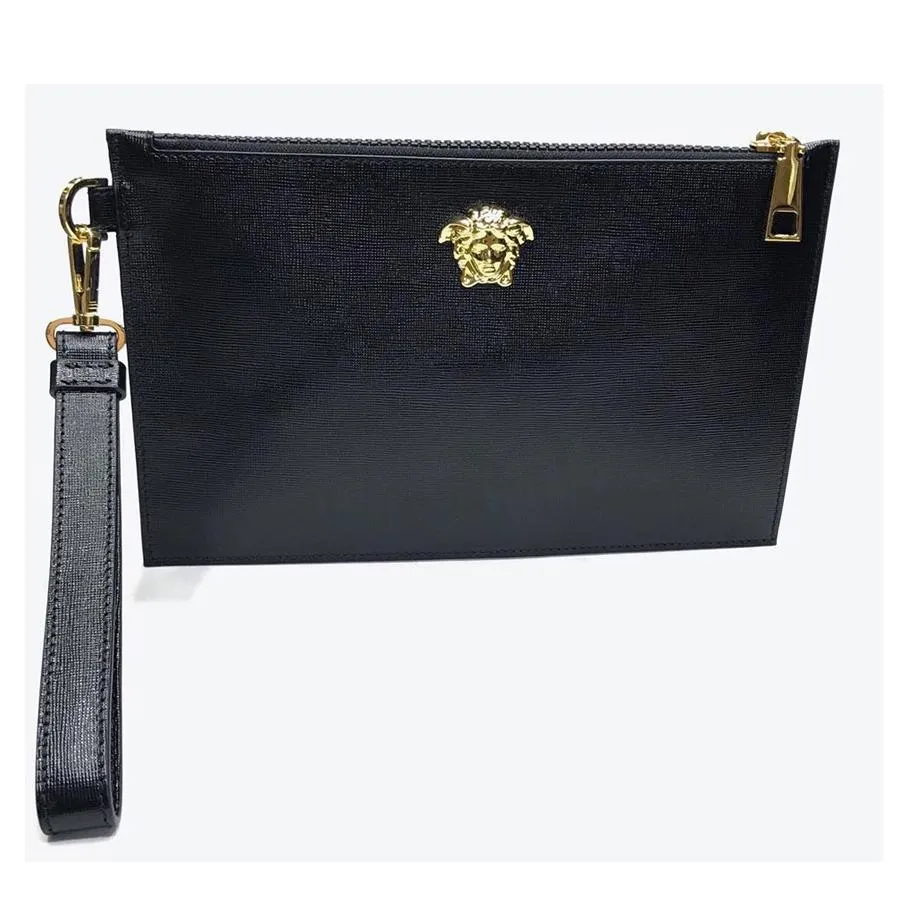 Túi Clutch Versace SS19 Màu Đen Cao Cấp - Túi xách - Vua Hàng Hiệu