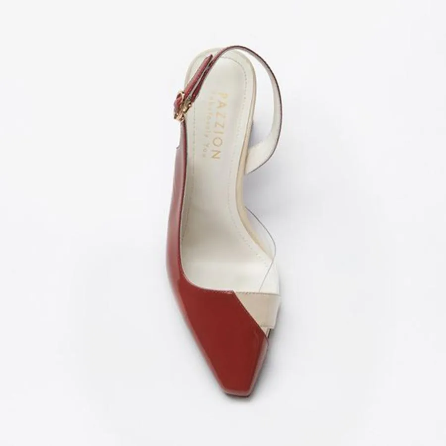 Giày Gót Thấp Pazzion Y08-3 - OXBLOOD - 35 Màu Đỏ