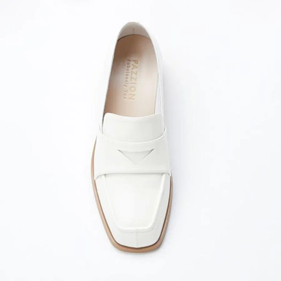 Giày Gót Thấp Nữ Pazzion 7412-3 - BEIGE - Màu Be Size 34