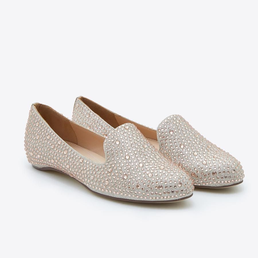 Giày Slip On Nữ Pazzion 893-2A - CHAMPAGNE - Size 34 - 1