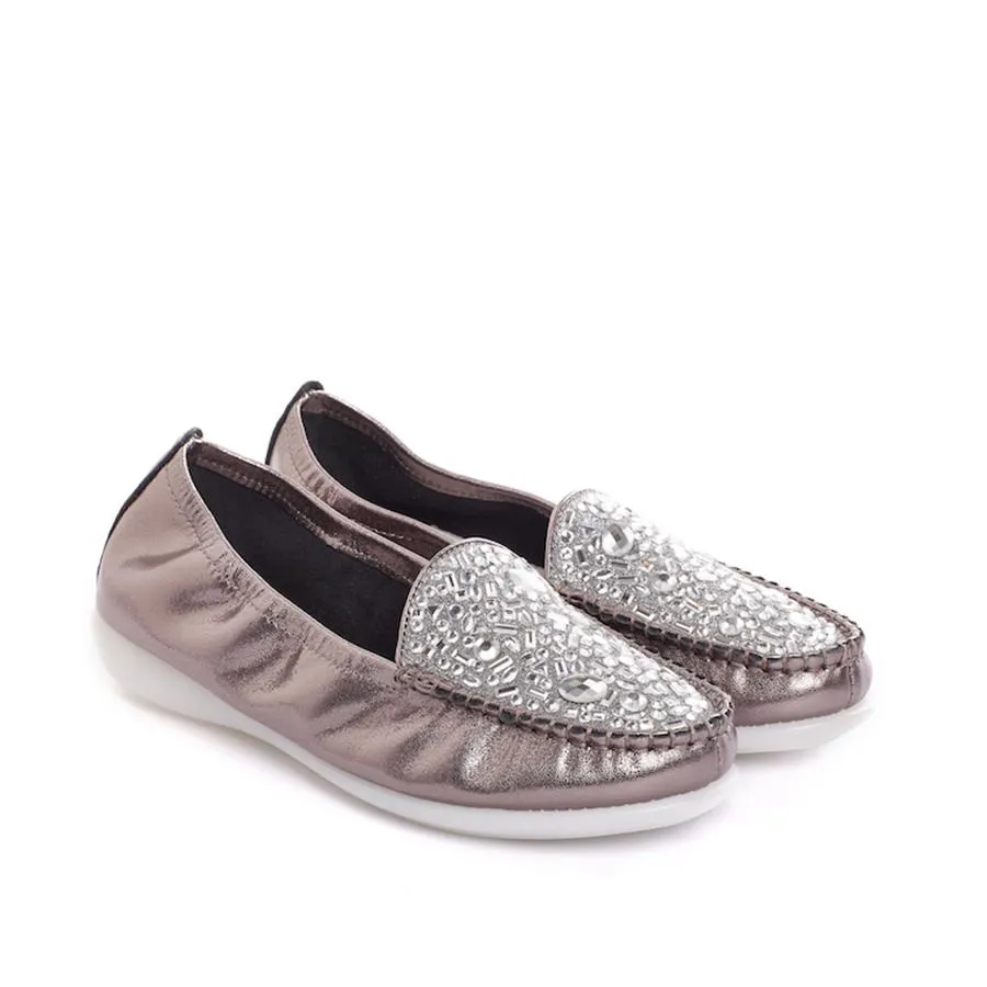 Giày Lười Nữ Pazzion 898-3 - PEWTER - Màu Xám Chì Size 34 - Giày - Vua Hàng Hiệu