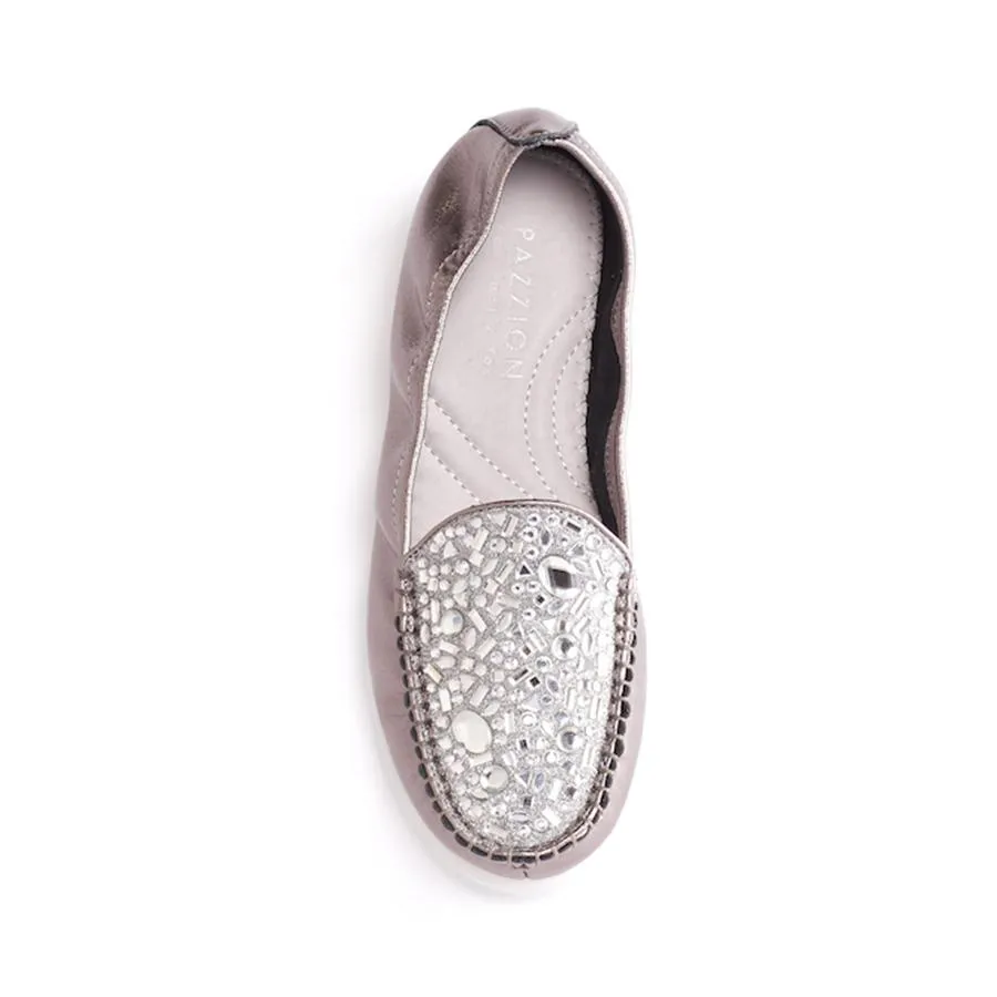 Giày Lười Nữ Pazzion 898-3 - PEWTER - Màu Xám Chì Size 34 - Giày - Vua Hàng Hiệu