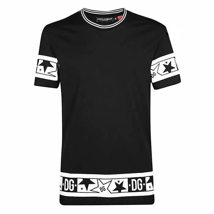 Áo Thun Nam Dolce & Gabbana D&G Tricou Ss20 Tshirt Màu Đen - Thời trang - Vua Hàng Hiệu