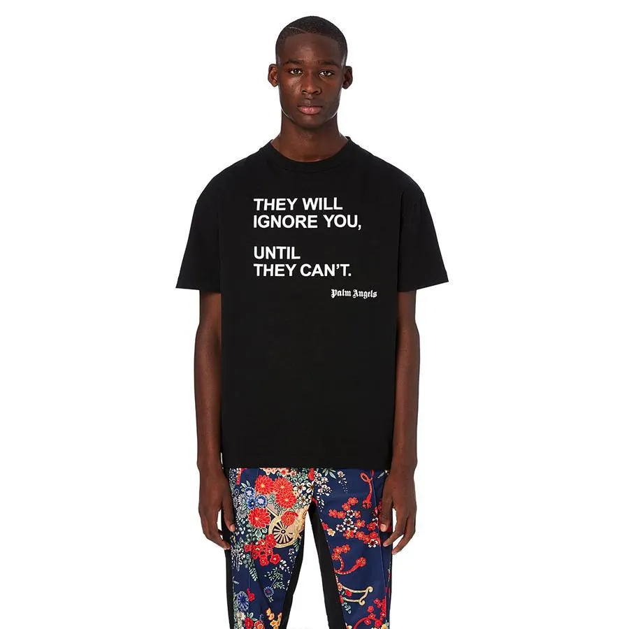 Áo Phông Palm Angels Seasonal S/S T-Shirt Màu Đen - Thời trang - Vua Hàng Hiệu