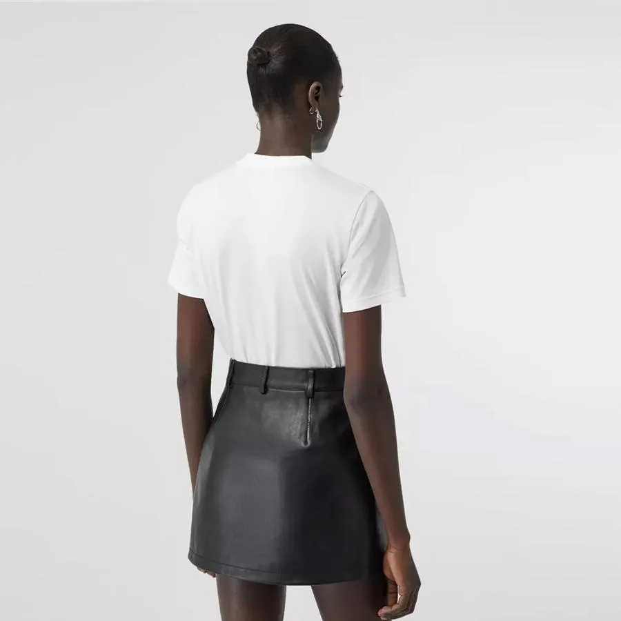 Áo Phông Burberry Logo Print Cotton T-shirt Màu Trắng