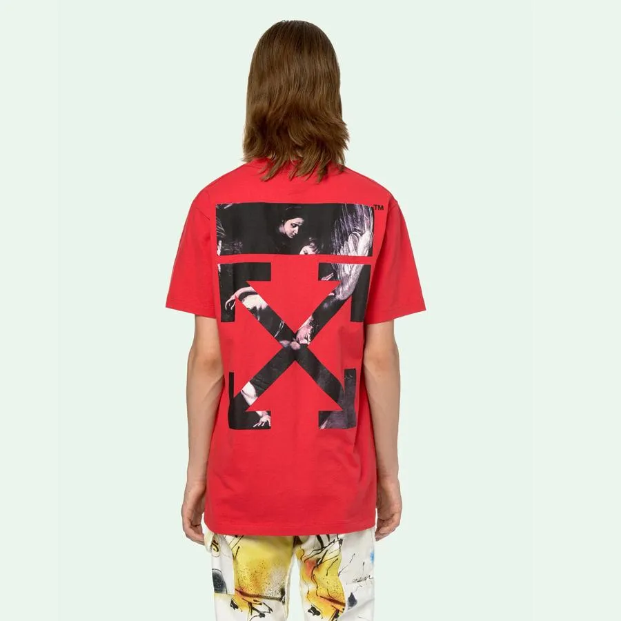 Áo Phông Off-White Caravaggio Arrows S/S T-Shirt Màu Đỏ