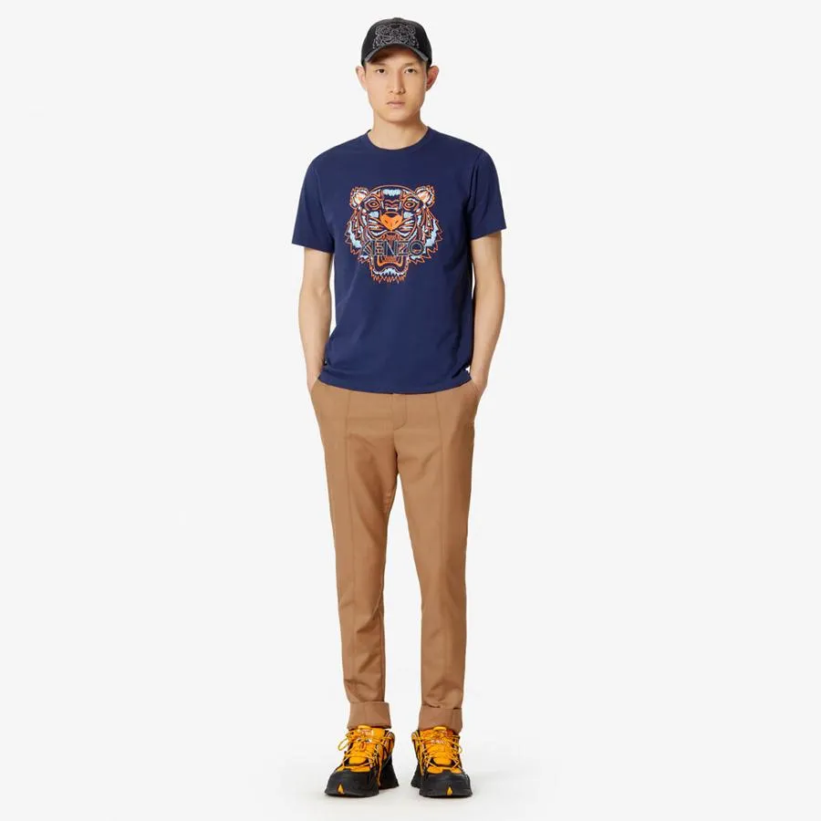 Áo Phông Kenzo Tiger T-shirt Màu Xanh Tối