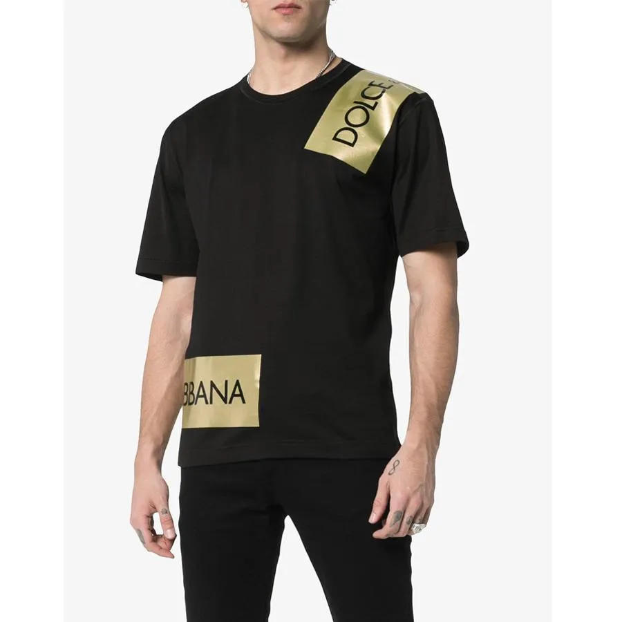 Áo Phông Nam Dolce & Gabbana D&G S/S T-Shirt Màu Đen - Thời trang - Vua Hàng Hiệu