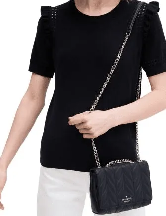 Túi Xách Kate Spade New York Briar Lane Quilted Mini Emelyn Crossbody Màu Đen