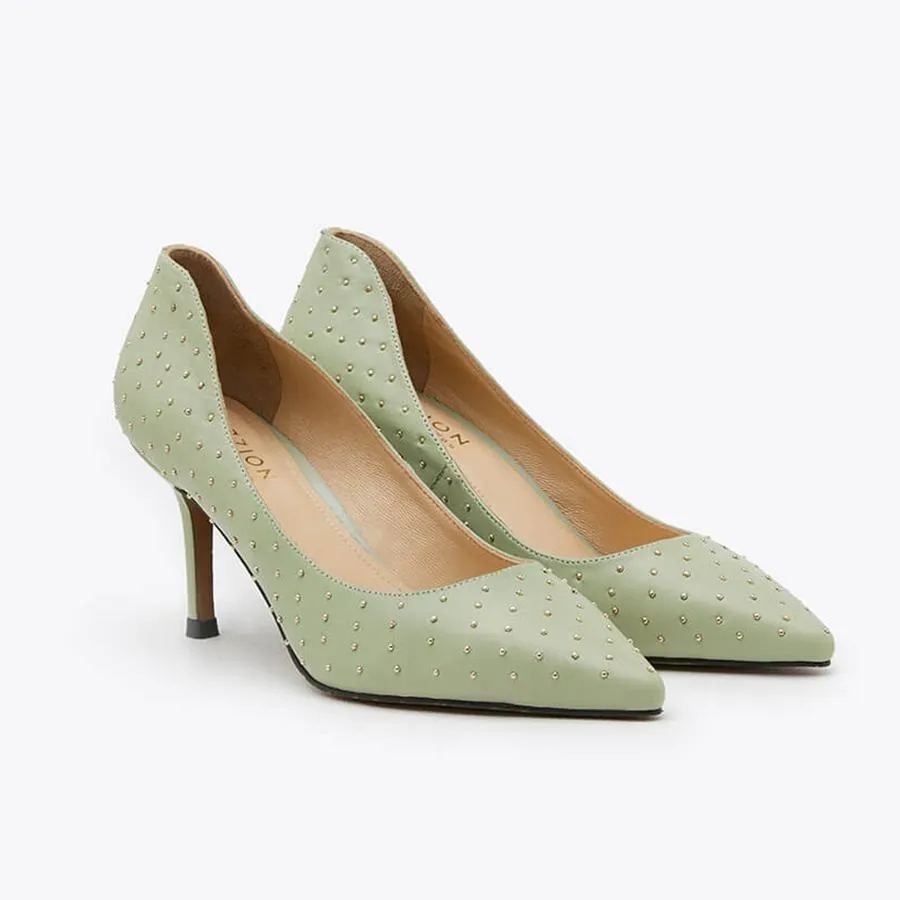 Giày Cao Gót Nữ Pazzion LT828-56 - MINT - Màu Xanh Size 39 - Giày - Vua Hàng Hiệu