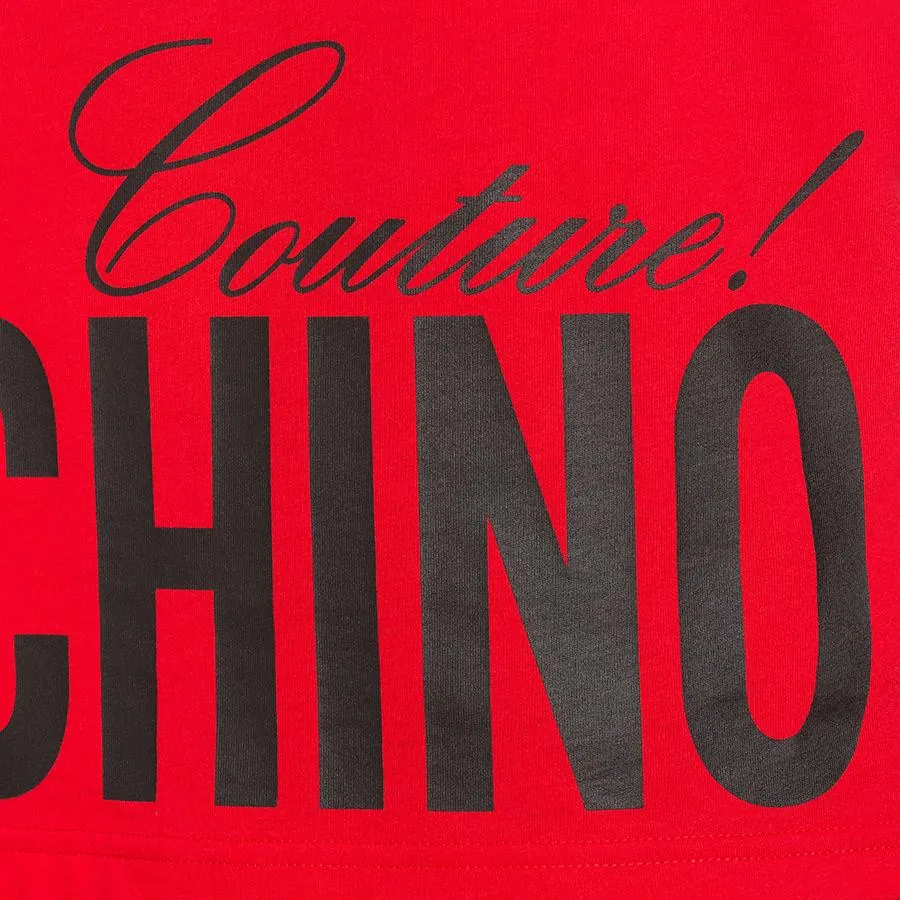Áo Phông Moschino Jersey T-Shirt With Logo Red - Thời trang - Vua Hàng Hiệu